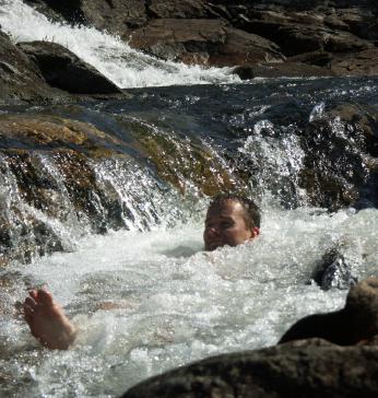 Herlig! Like nedenfor feltet.